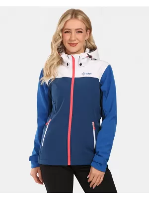 Jachetă softshell pentru femei KILPI RAVIA-W ZL0125KI ALBASTRU ÎNCHIS