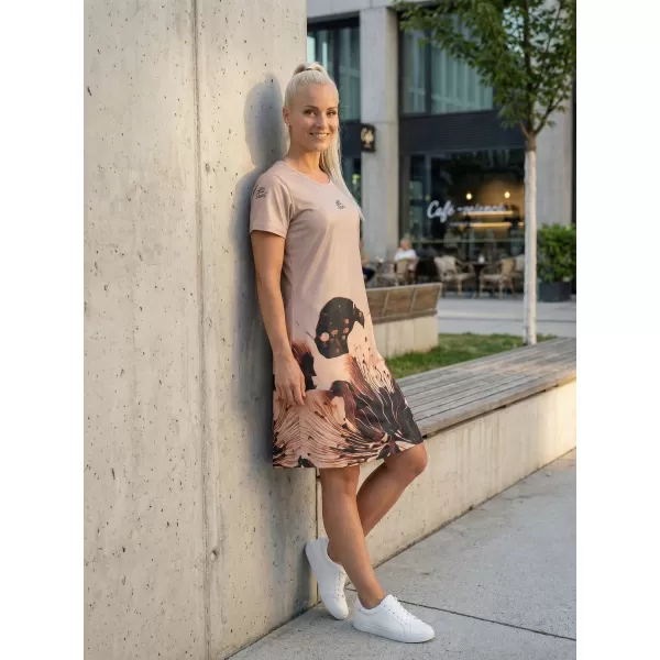  Tricou premium extins pentru femei ALTISPORT VOJ/ALW090SAT02 MARO 