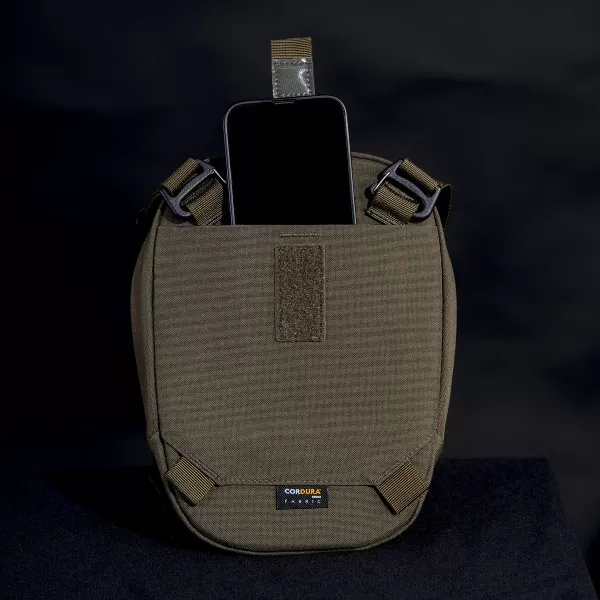  Locuințe PENTAGON CONSUL VERTICAL SLING POUCH K16114 NEGRU 