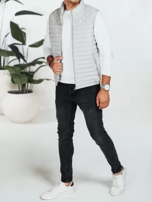 Vestă DSTREET TX5078 GRI DESCHIS