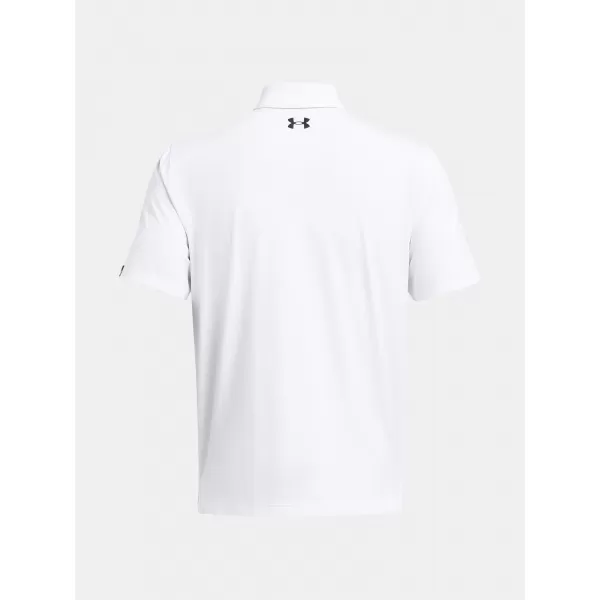  Tricou pentru bărbați UNDER ARMOUR UA T2G POLO LB 1383255-100 ALB 