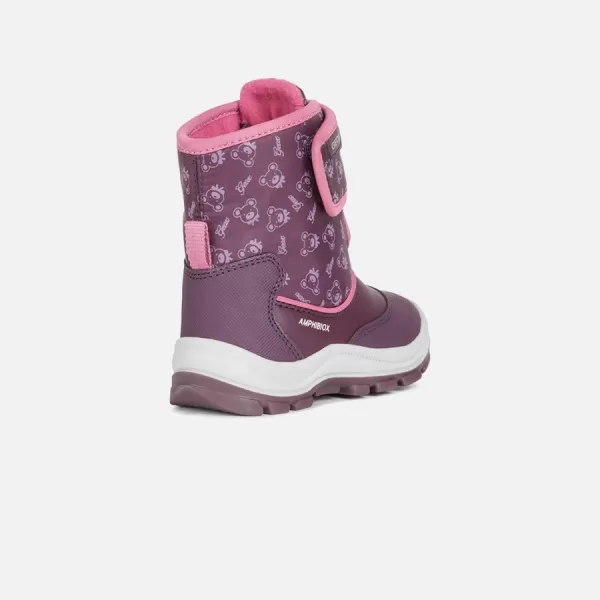  Botine pentru fete GEOX FLANFIL ABX ROZ 