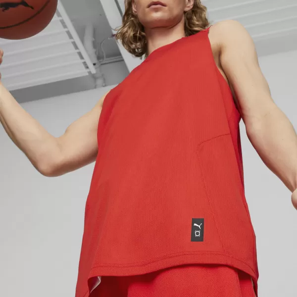  Jersey pentru bărbați PUMA REVERSIBLE PRACTICE JERSEY 67664003 PUMA RED 