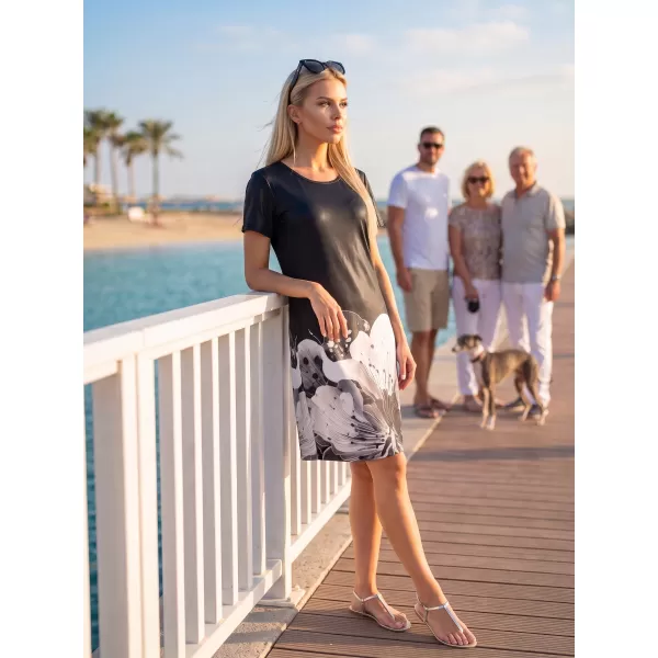  Tricou premium extins pentru femei ALTISPORT VOJ/ALW090SAT02 NEGRU 