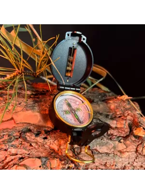 Busolă PENTAGON WANDERER COMPASS D19029 NEGRU
