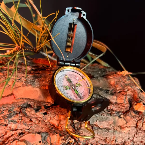  Busolă PENTAGON WANDERER COMPASS D19029 NEGRU 