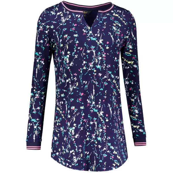  Tricou lung de damă ALTISPORT GUSSIE ALBASTRU ÎNCHIS 