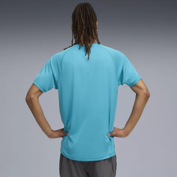  Cămaşă PUMA M RUN VELOCITY TEE (POLY) 52660018 VITEZĂ ALBASTRĂ 