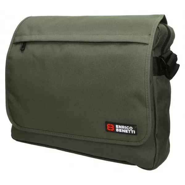  Geanta pentru barbati ENRICO BENETTI Amsterdam Shoulder Bag MĂSLINE 