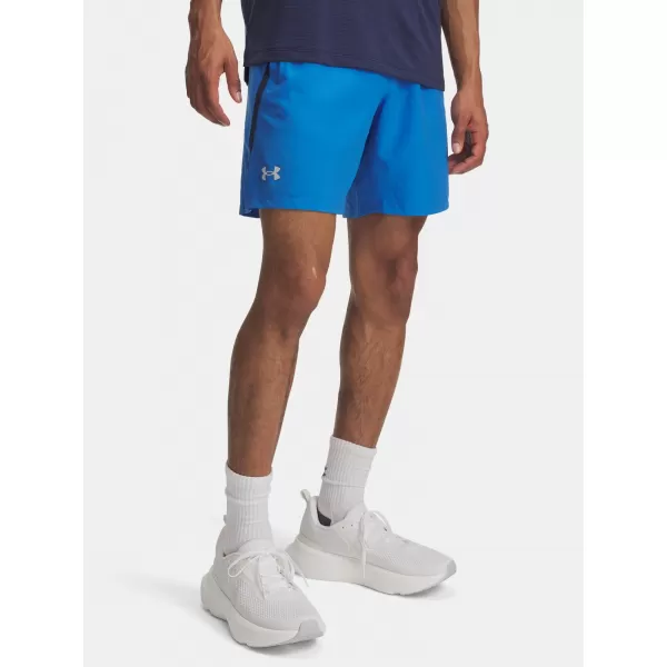  Pantaloni scurți pentru bărbați UNDER ARMOUR UA LAUNCH 7'' SHORTS 1382620-402 ALBASTRU 