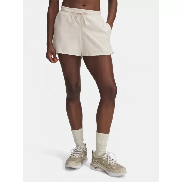  Pantaloni scurți de damă UNDER ARMOUR UA RIVAL TERRY SHORT 1389657-783 MARO 