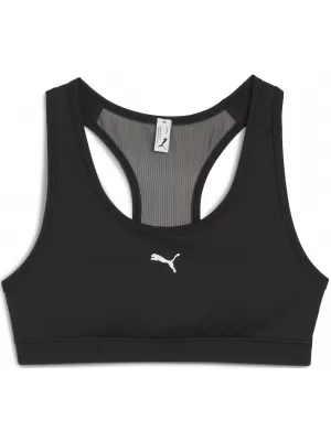 Sutienul doamnei PUMA 4KEEPS BRA - PADDED - SMALL CAT 52814901 PUMA BLACK/SMALL CAT