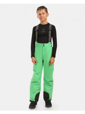 Pantaloni de schi pentru copii KILPI MIMAS-J ZJ0401KI VERDE