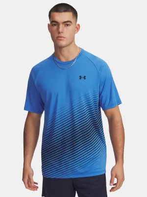 Tricou pentru bărbați UNDER ARMOUR UA TECH FADE SS 6005916-402 ALBASTRU