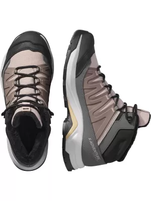 Pantofi de dama SALOMON X-ADVENTURE COLDRUSH WATERPROOF W TRANDAFIR ETHEREA/FIER/MAHONY