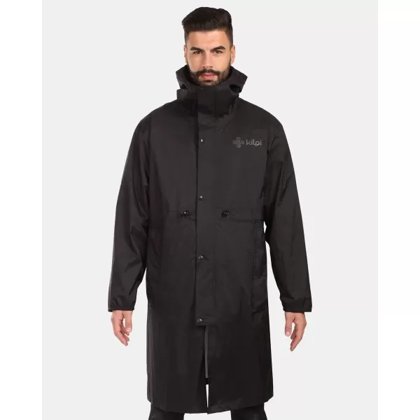 Pelernă de ploaie pentru bărbați KILPI TEAM RAINCOAT-U ZU0105KI NEGRU 