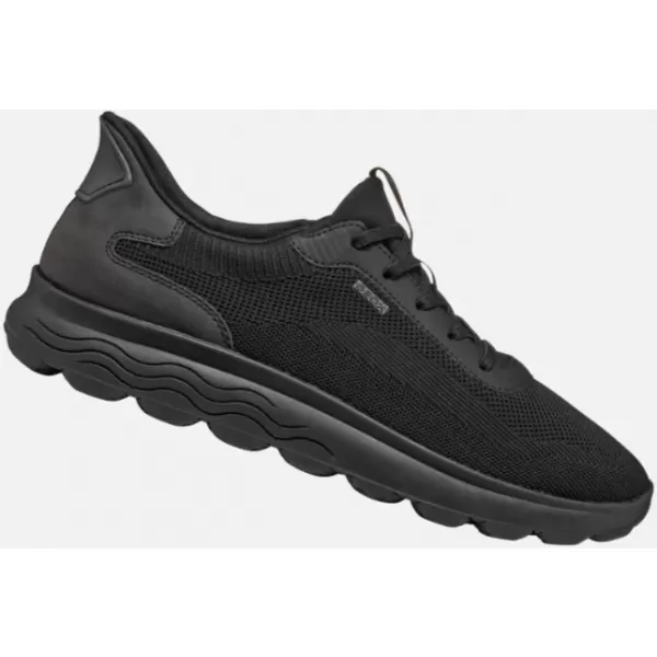  Adidași pentru bărbați GEOX SPHERICA PLUS NEGRU 