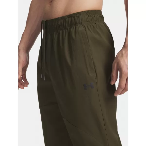  Pantaloni sport pentru bărbați UNDER ARMOUR UA UNSTPBLE WOVEN TX TAPER 6003865-308 VERDE 