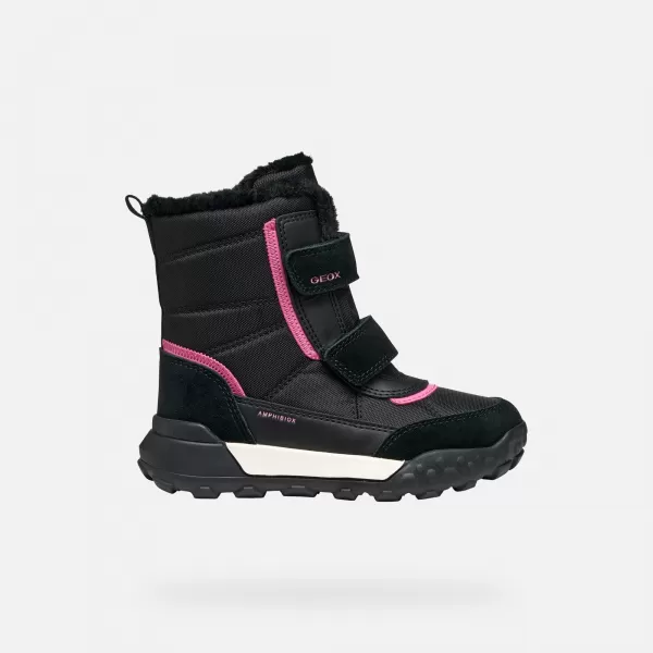  Botine pentru fete GEOX TREKKYUP AB J46M7E08V22C0922 NEGRU 