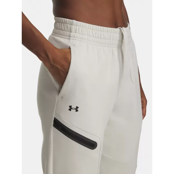  Pantaloni de trening pentru femei UNDER ARMOUR UNSTOPPABLE FLC JOGGER 1379846-110 ALB 