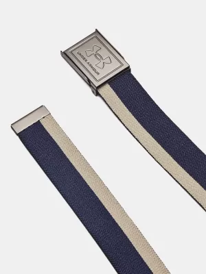Cureaua pentru barbati UNDER ARMOUR M STRETCH WEBBING BELT 1383935-410 ALBASTRU