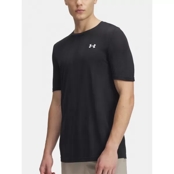  Tricou pentru bărbați UNDER ARMOUR VANISH SEAMLESS NOVELTY SS 1388129-001 NEGRU 