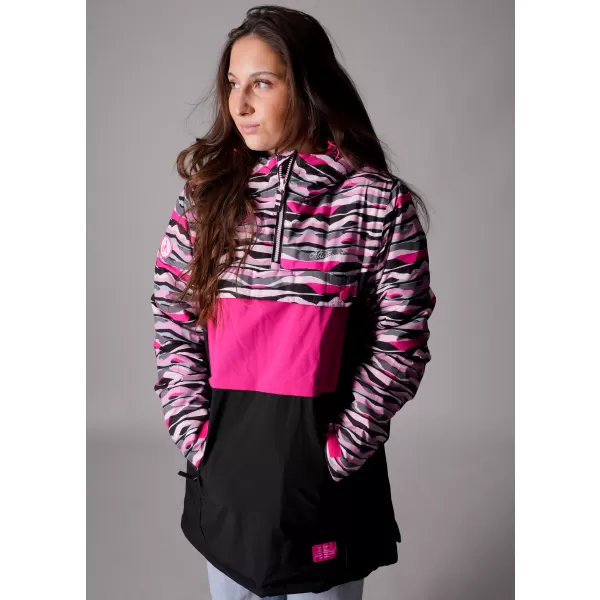  Geaca de iarna dama ALTISPORT GANICE NEGRU/ROZ 