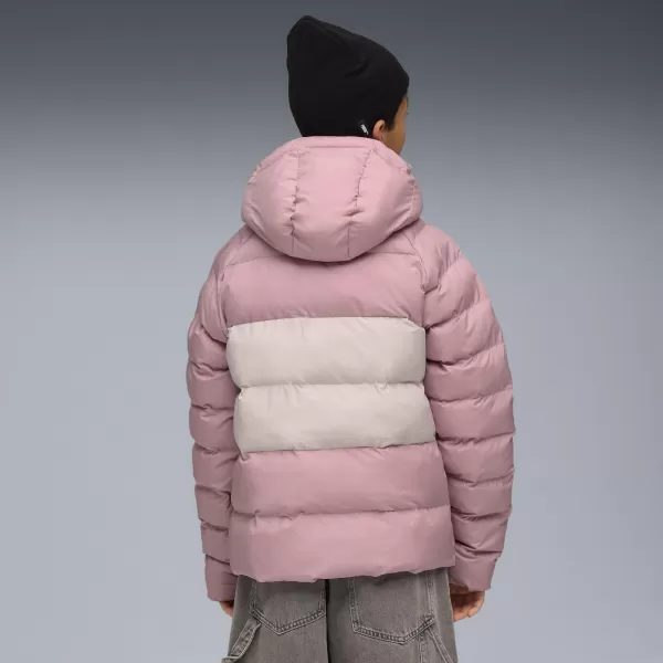  Jacheta pentru copii PUMA SYNTHETIC HOODED PUFFER JACKET 68840465 ROZ ECHILIBRAT 
