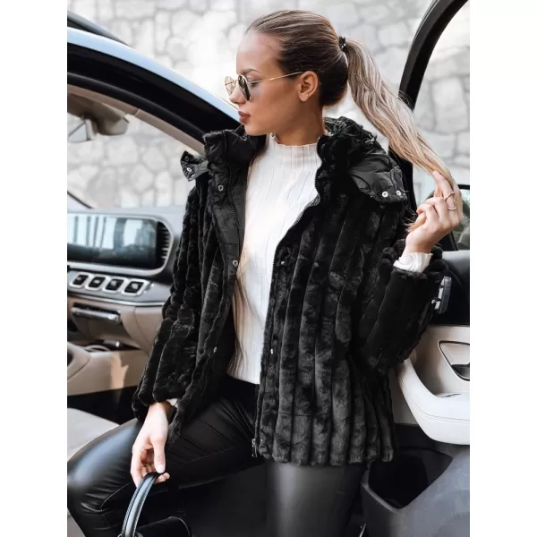  Geaca de dama DSTREET TY5276 NEGRU 