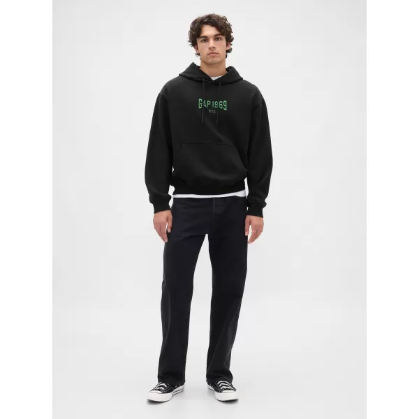  Hanorac pentru bărbați GAP LOGO PULLOVER HOODIE 821291-03 NOAPTE FĂRĂ LUNĂ 