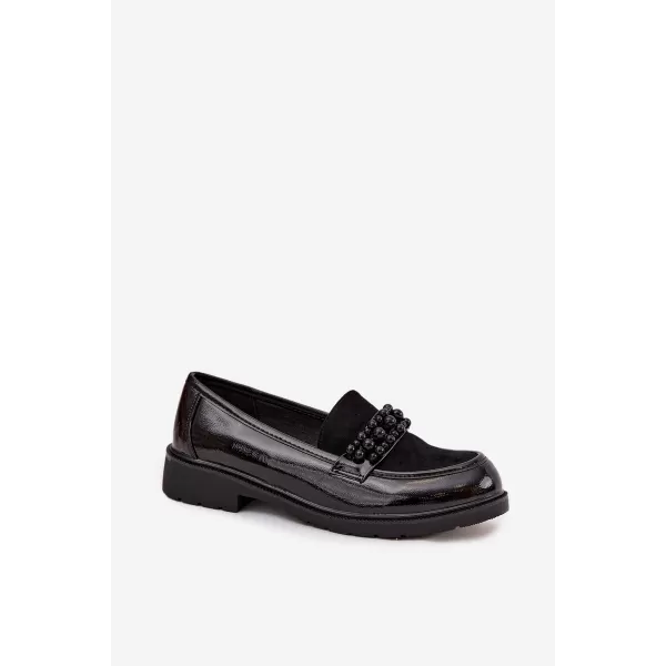 Mocasini de dama D&A HY52-541 NEGRU 