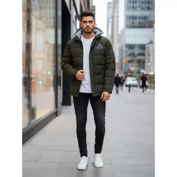  Jachetă pentru bărbați DSTREET TX5092 VERDE 