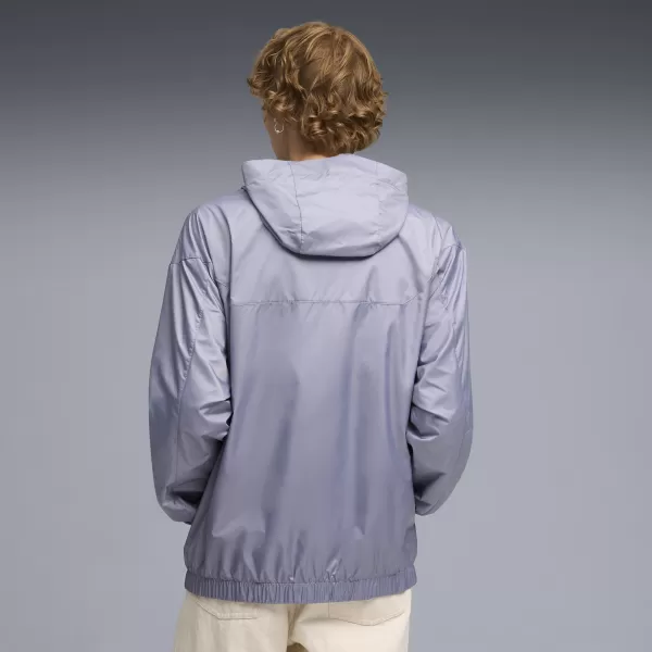  Blazer de vânt pentru bărbați PUMA ESS RELAXED WINDBREAKER 684626_65 CER GRI 