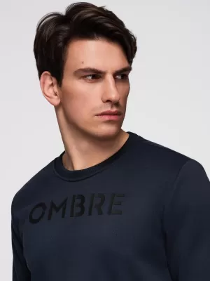 Hanorac pentru bărbați OMBRE B1711 ALBASTRU MARIN