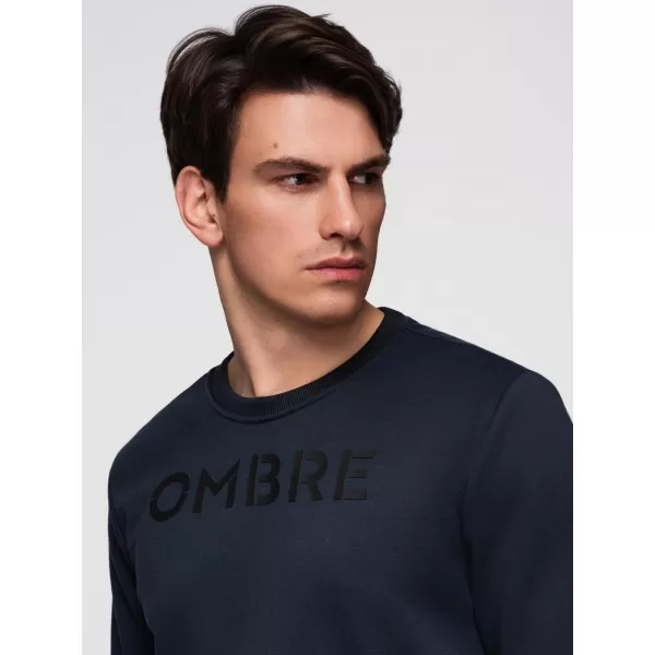  Hanorac pentru bărbați OMBRE B1711 ALBASTRU MARIN 