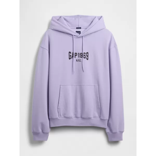  Hanorac pentru bărbați GAP LOGO PULLOVER HOODIE 821291-00 ORHIDEE 