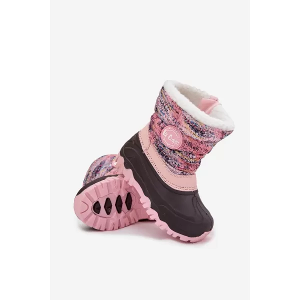  Pantofi de iarna pentru copii LEE COOPER LCJ-25-10-3770 ROZ 