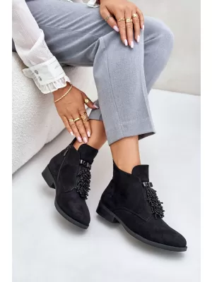 Pantofi de dama S.BARSKI HY42-715 NEGRU