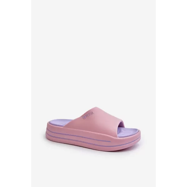  Papuci dama BIG STAR NN274A035 ROZ Pantofi Big Star 