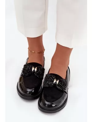 Mocasini de dama D&A HY51-319 NEGRU