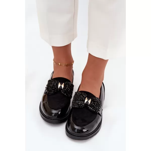  Mocasini de dama D&A HY51-319 NEGRU 