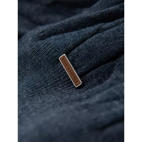  Pulover pentru bărbați OMBRE OM-SWTN-0157 ALBASTRU MARIN 