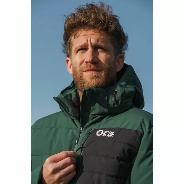  Geaca de iarna pentru barbati NORDBLANC BRAMBLE NBWJM8258 VERDE ÎNCHIS 