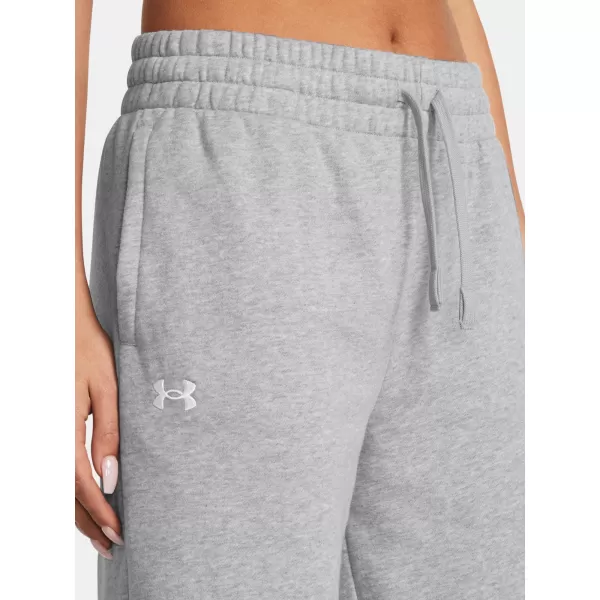 Pantaloni sport de damă UNDER ARMOUR UA RIVAL FLC STRAIGHT PANT 1381847-011 GRI 