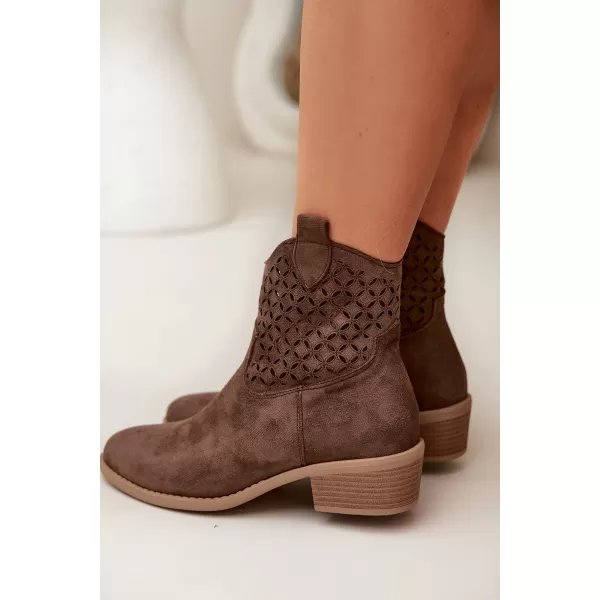  Pantofi de dama cu toc BOTO BRIAVINE 41827 MARO 