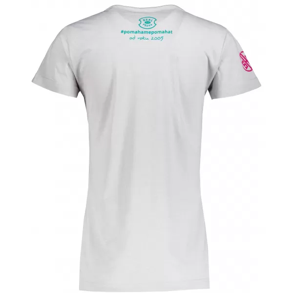  Tricou pentru femei SAM 73 PROKREPU 009 ŠEDÝ MELÍR EVIDENȚIERI GRI 