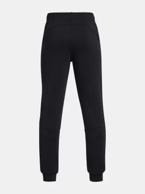 Pantaloni de trening pentru băieți UNDER ARMOUR UA B UNSTOPPABLE FLC JOGGER 1386689-001 NEGRU