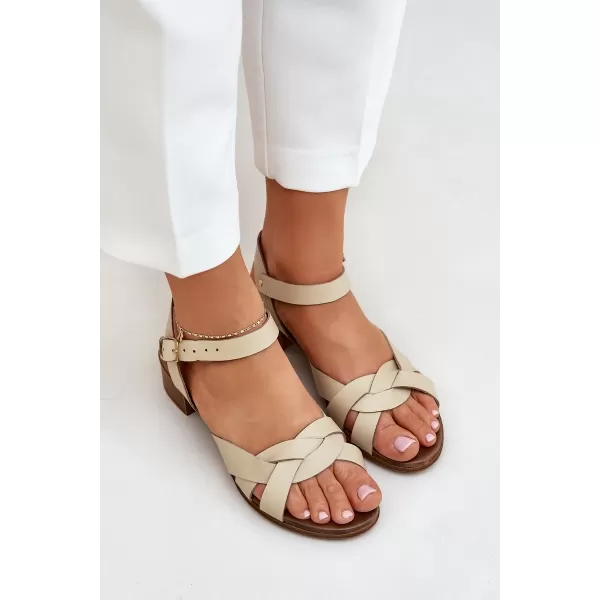  Sandale de dama ZAZOO 40372 BEJ 