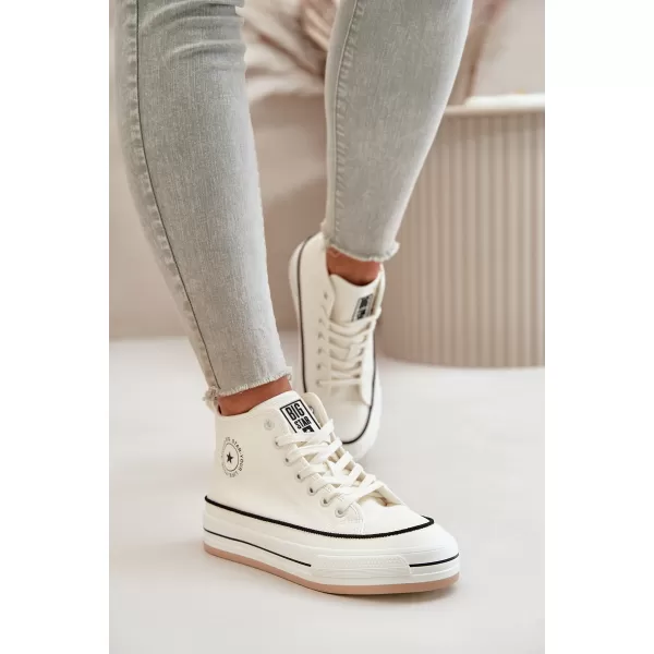  Adidași de damă BIG STAR OO274061 WHITE Pantofi Big Star 