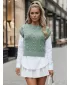 Pulover de dama DSTREET MY2218 VERDE DESCHIS